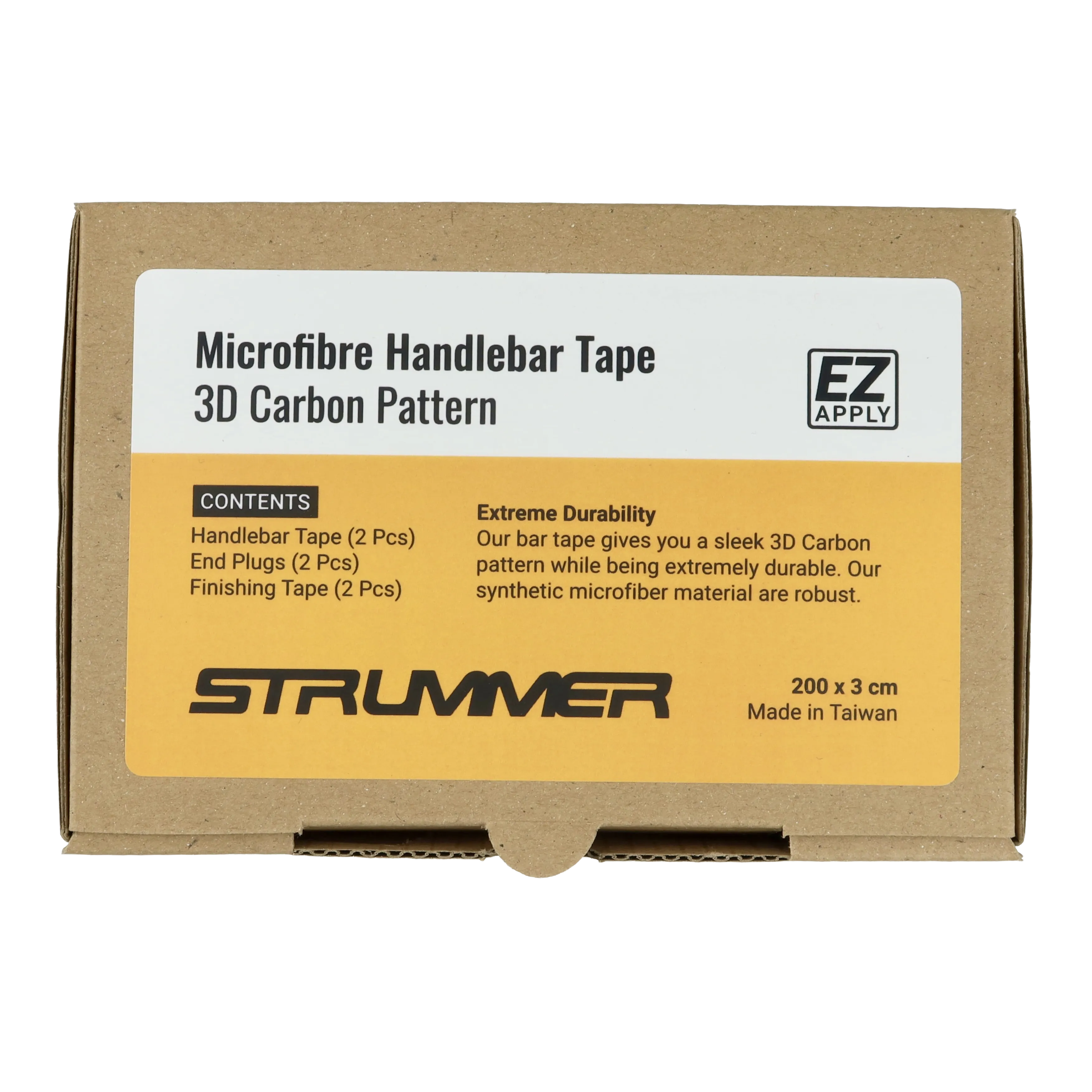 Strummer 3D Carbon Pattern Microfibre Tape