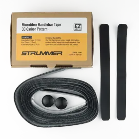 Strummer 3D Carbon Pattern Microfibre Tape