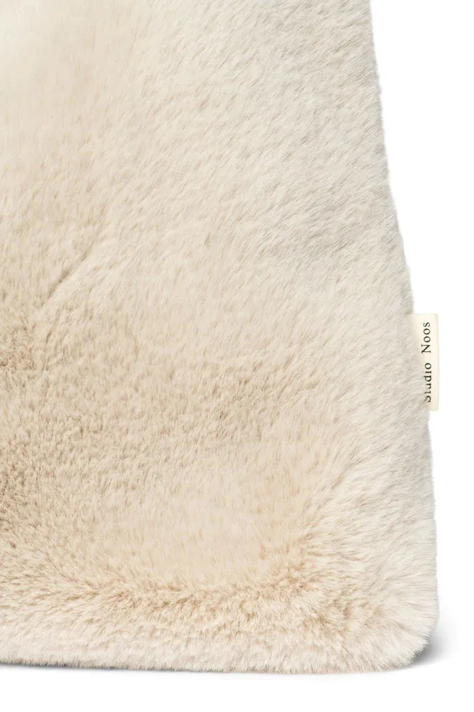 Studio Noos Mom Bag Faux Fur | Neutral Faux Fur