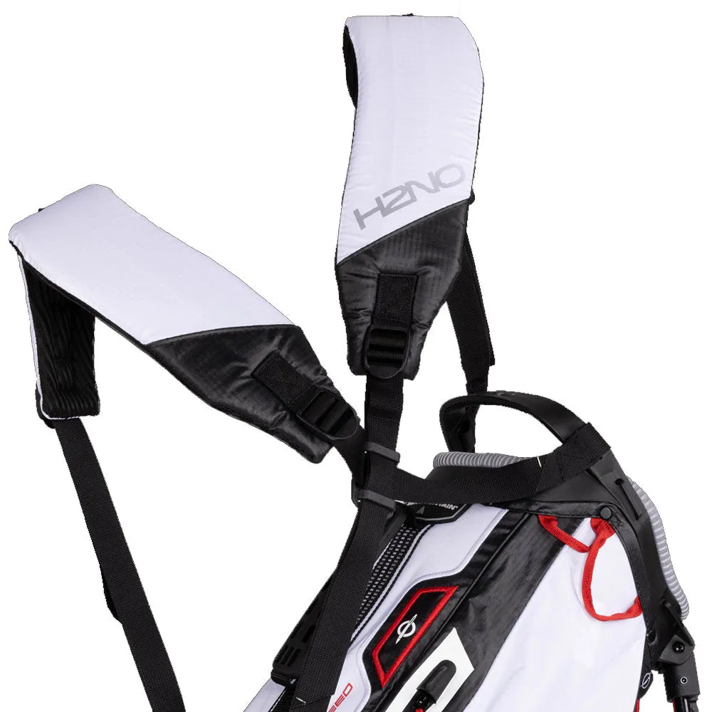 Sun Mountain H2NO LiteSpeed Waterproof Stand Bag - Black/White/Red