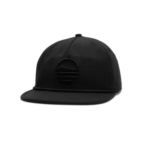 Sunday Golf Sundaze Crushable Rope Hat | Black - Black