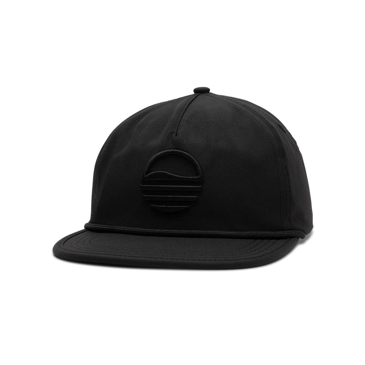 Sunday Golf Sundaze Crushable Rope Hat | Black - Black