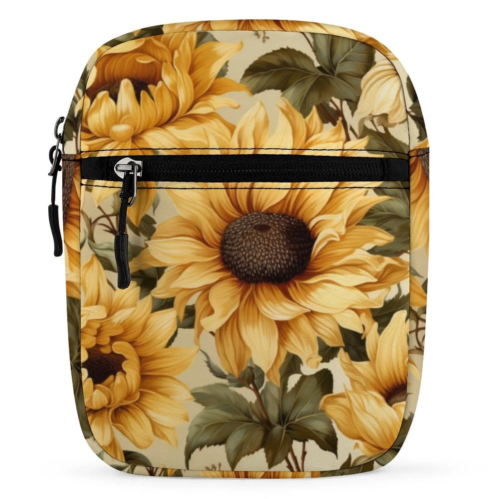 Sunflower pattern Small Messenger Bag  (All-Over Printing), Stylish Bag