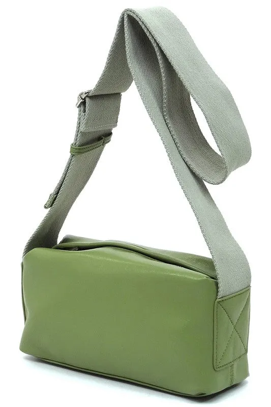 TEEK - Wide Guitar Strap Boxy Crossbody Bag