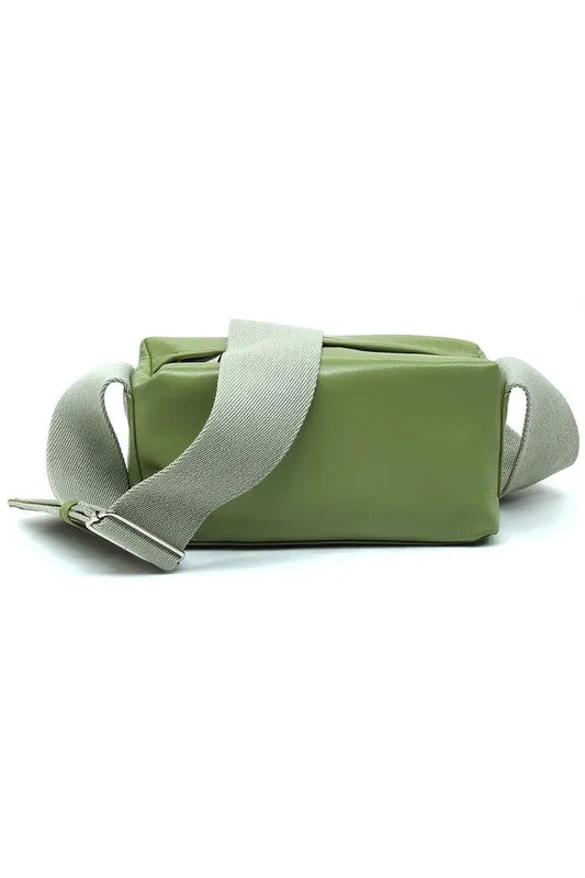 TEEK - Wide Guitar Strap Boxy Crossbody Bag