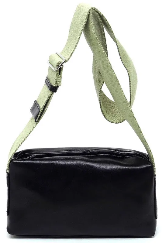 TEEK - Wide Guitar Strap Boxy Crossbody Bag