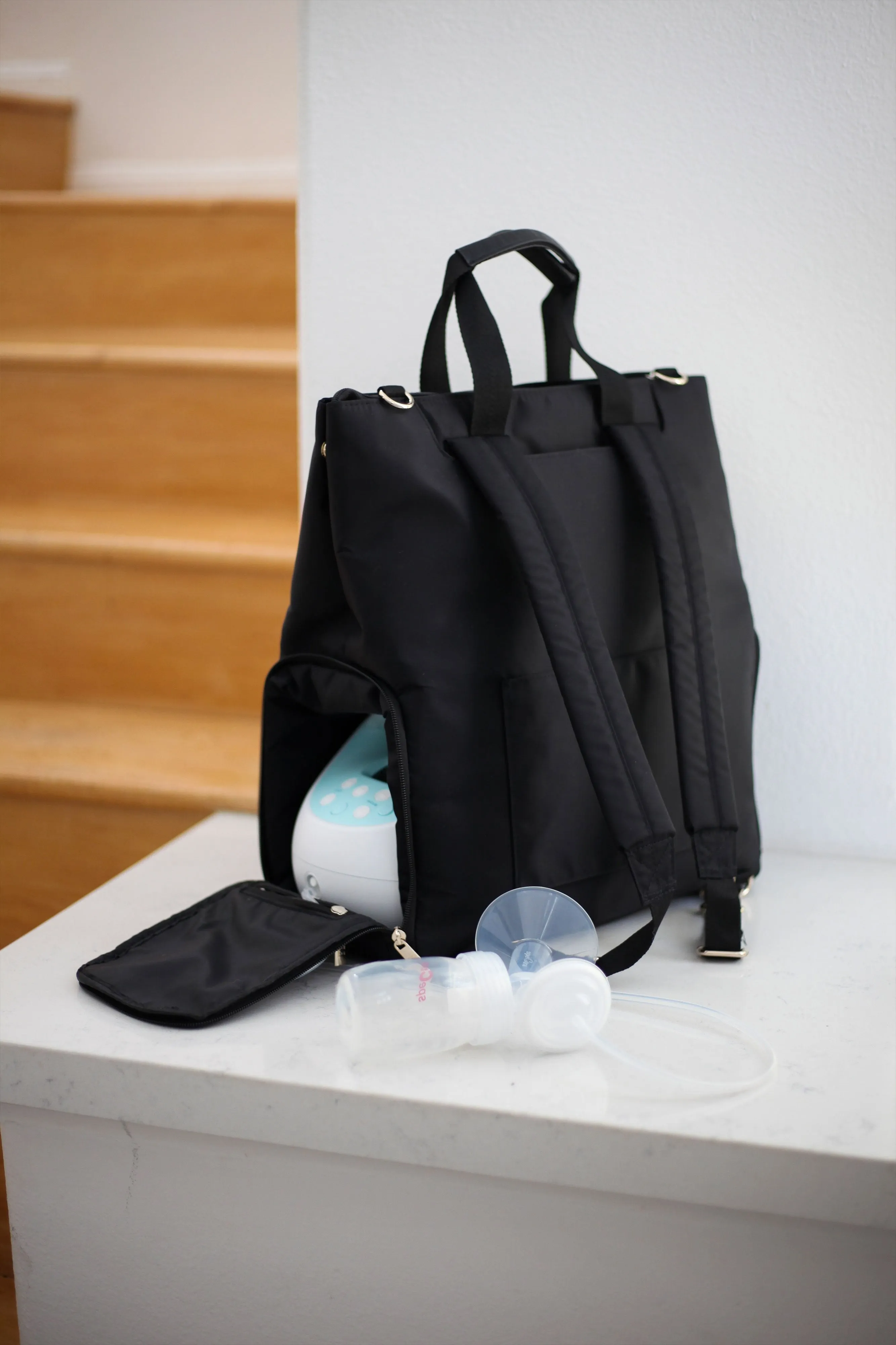 The Pumping Backpack in Black