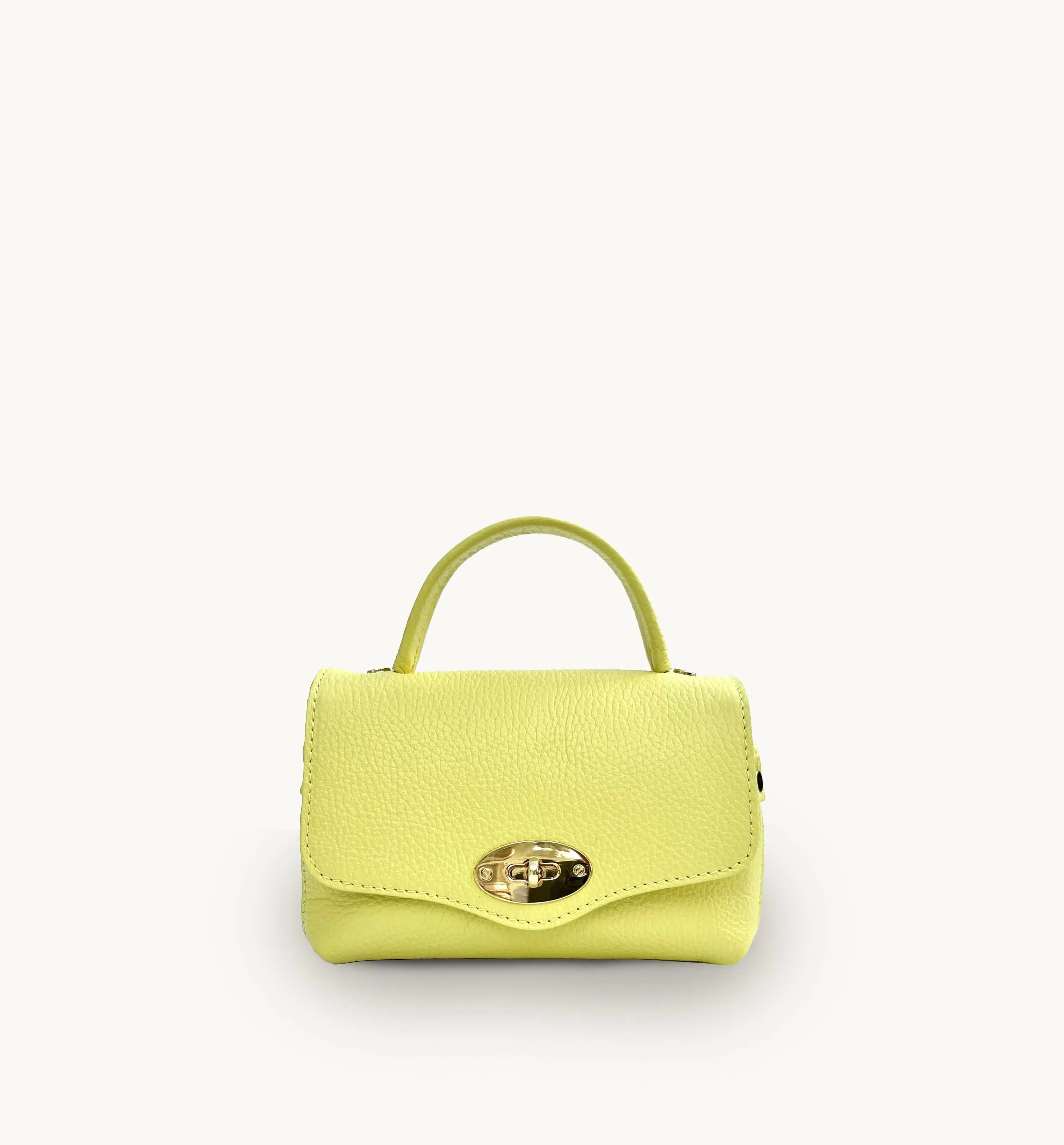 The Rachel Lemon Leather Bag