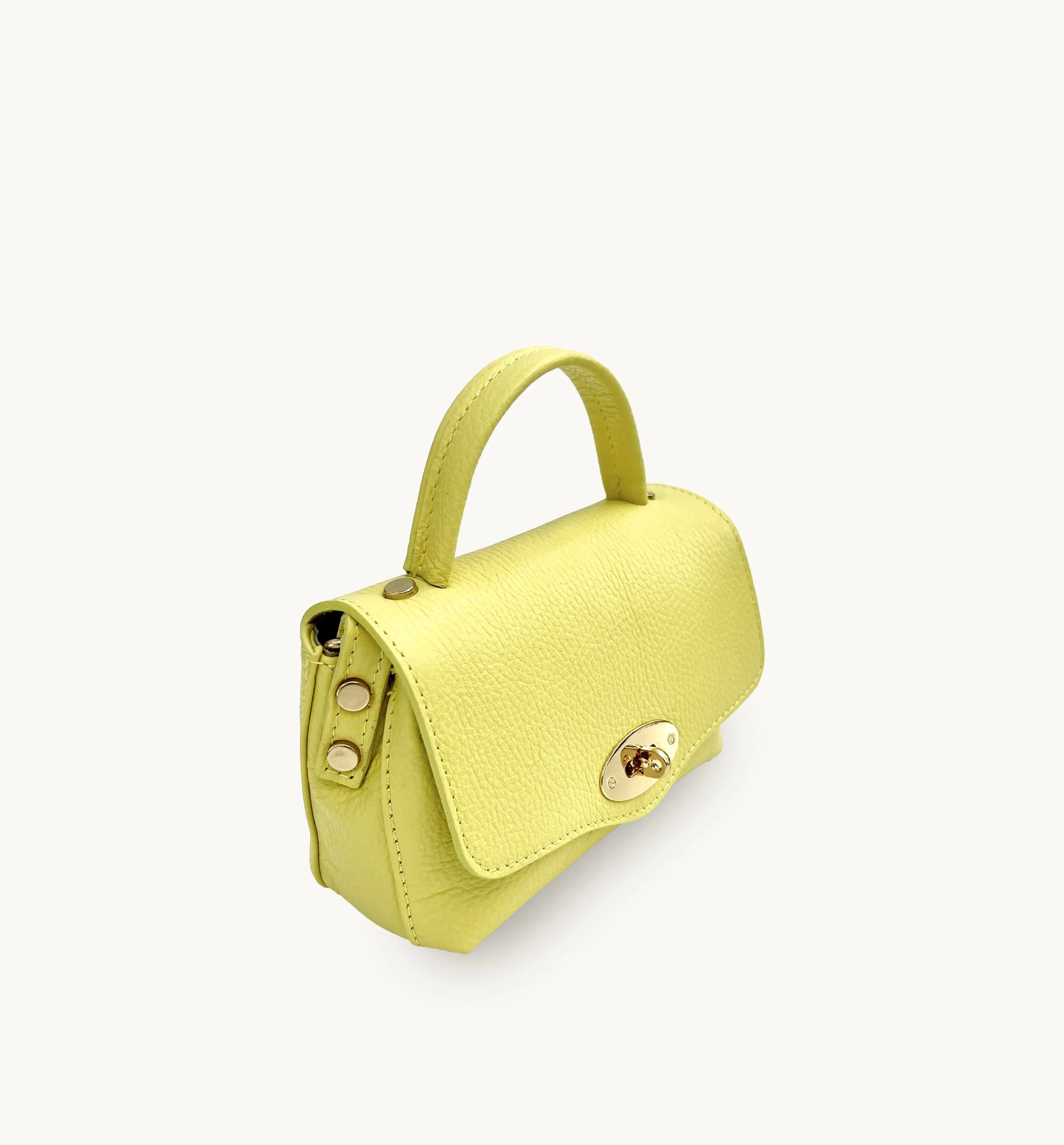 The Rachel Lemon Leather Bag