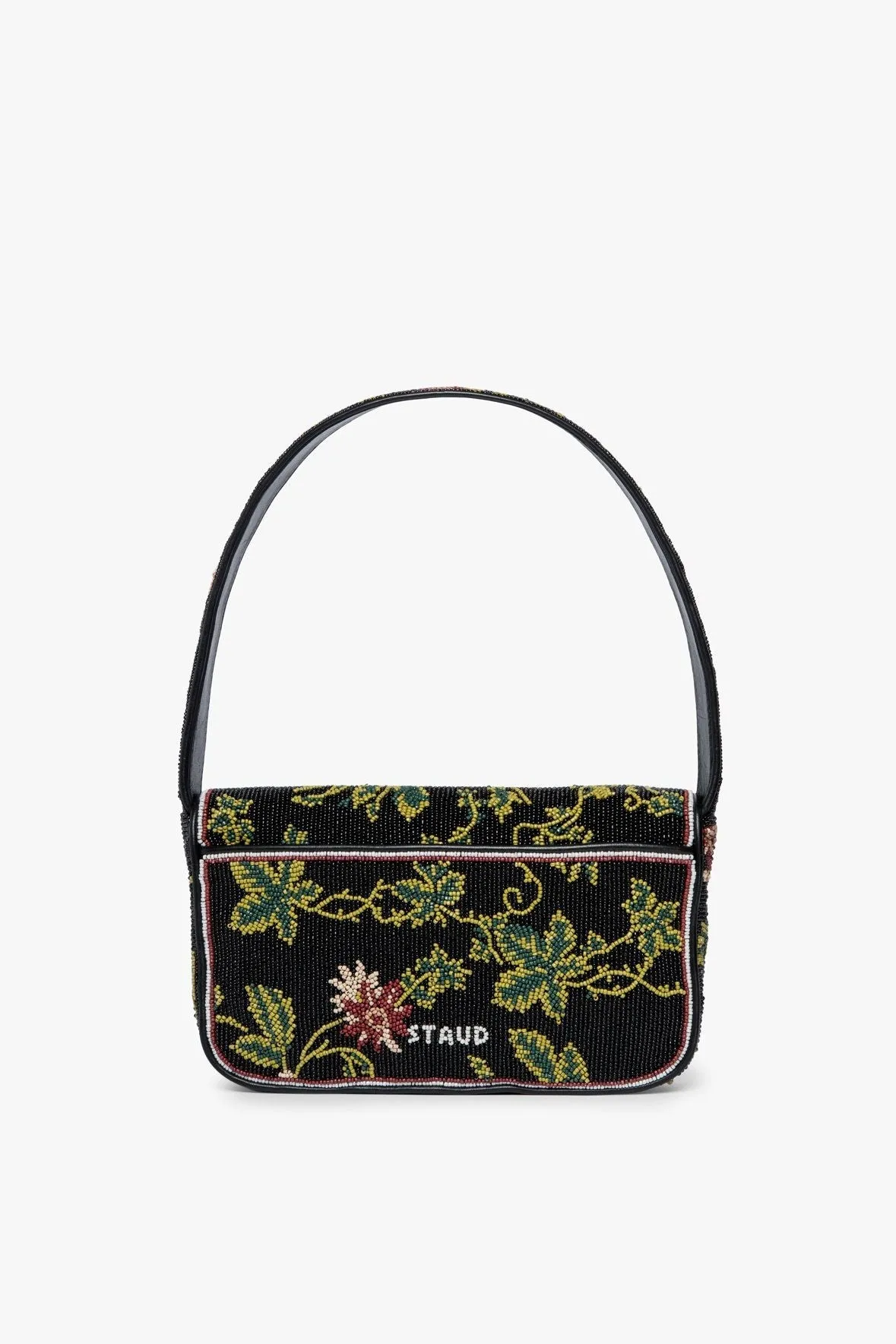 TOMMY BEADED BAG | BLACK FLORAL