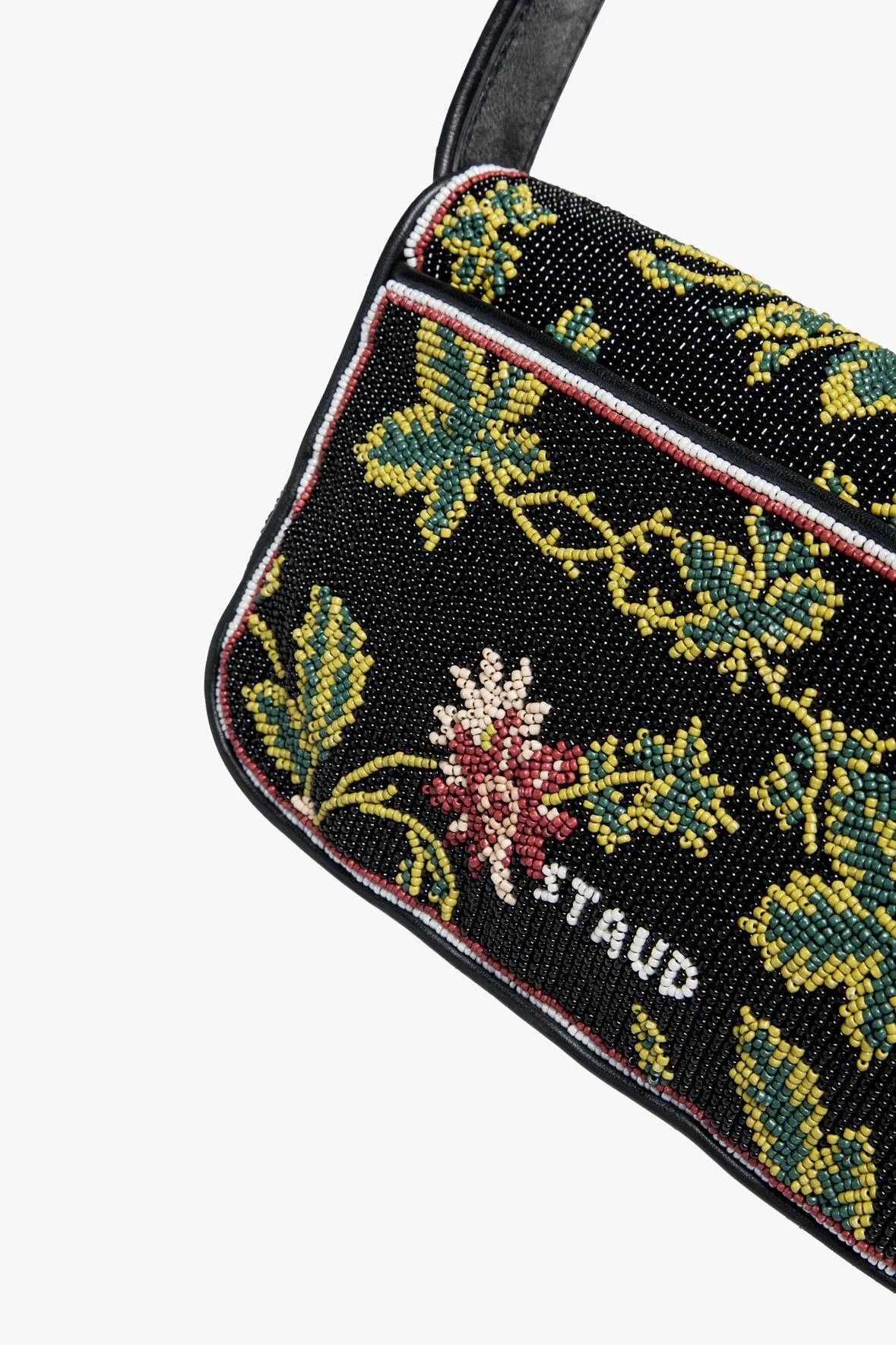 TOMMY BEADED BAG | BLACK FLORAL