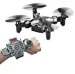 Top Race Foldable Mini Drone, with Altitude Hold, Headless Mode and 1 Key Return