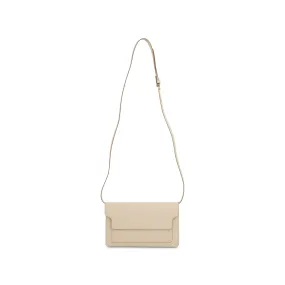 Trunk Clutch Bag in Talc