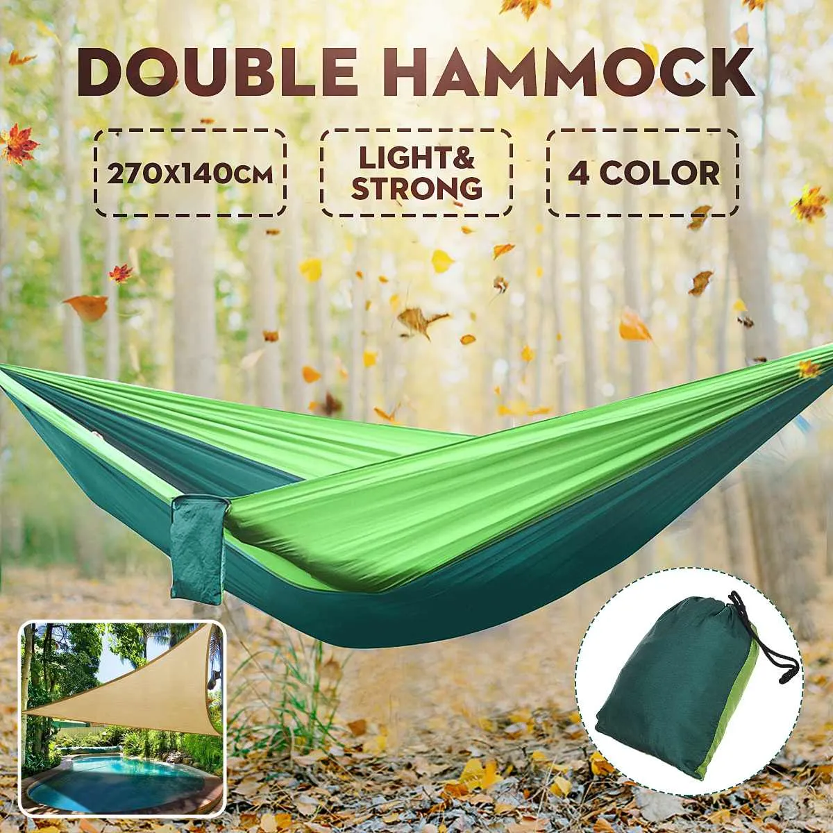 TWO-PERSON CAMPING HAMMOCK