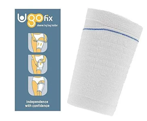 Ugo Fix Sleeve Catheter Bag Sleeve for Urine/Drainage Bags Pack of 4 (Sml 24-39cm)