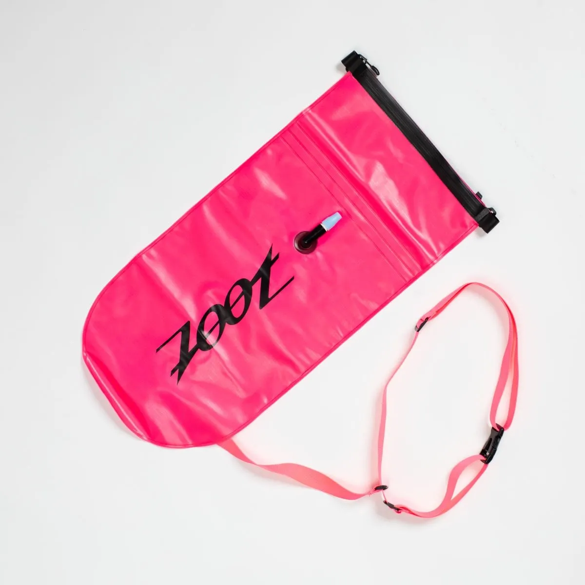 Ultra Swim Safety Buoy & Dry Bag - Neon Pink