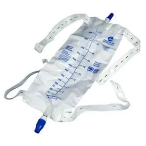 Urinary Leg Bag with Twist-Turn Valve and Straps, Large 900 mL