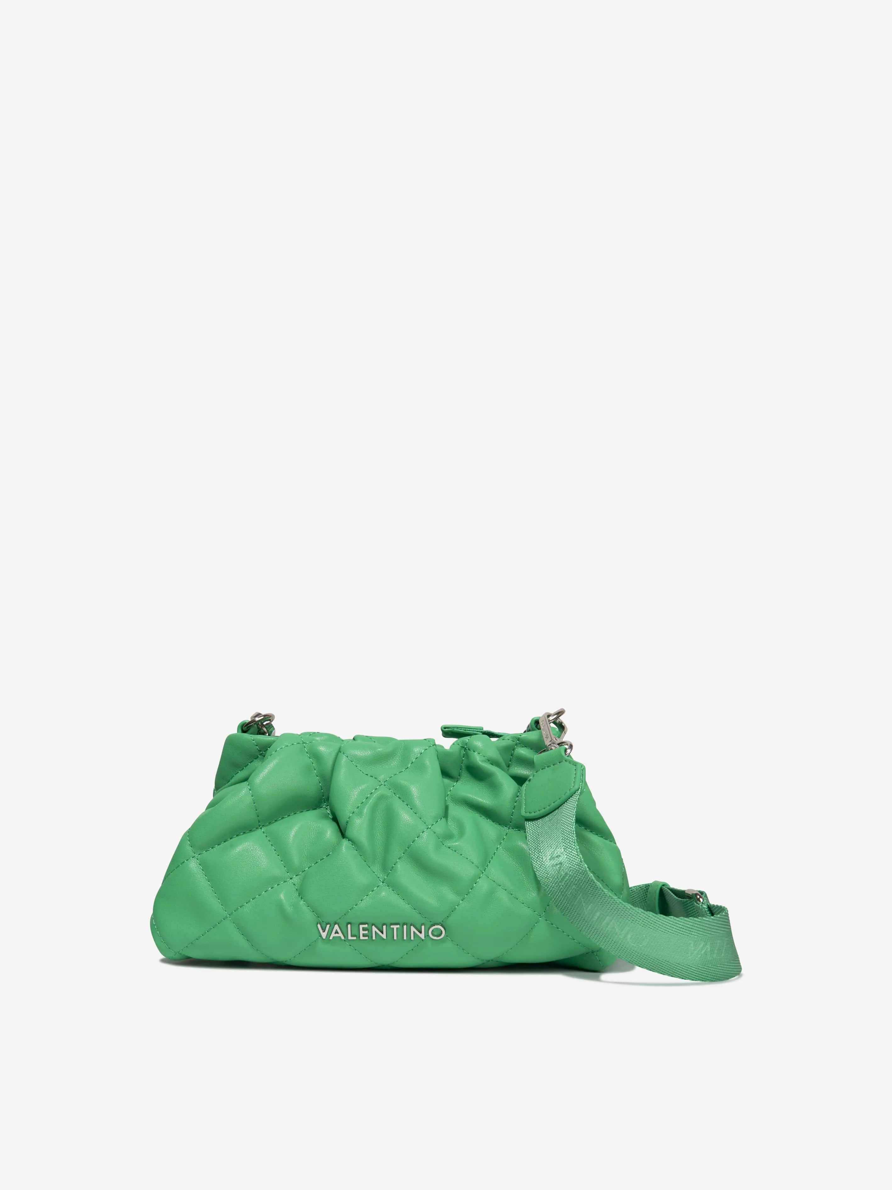 Valentino Girls Recycled Ocarina Pochette Bag in Green