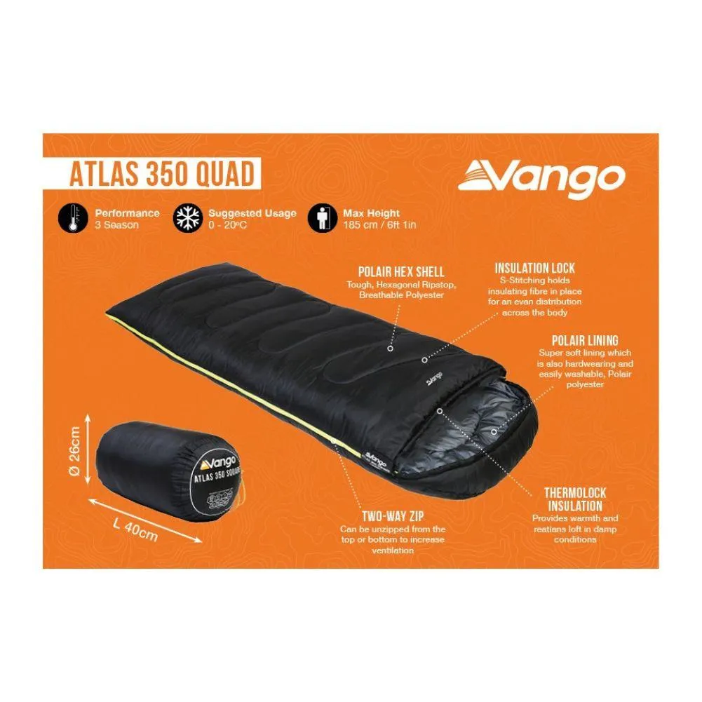 Vango Atlas 350 Quad Sleeping Bag