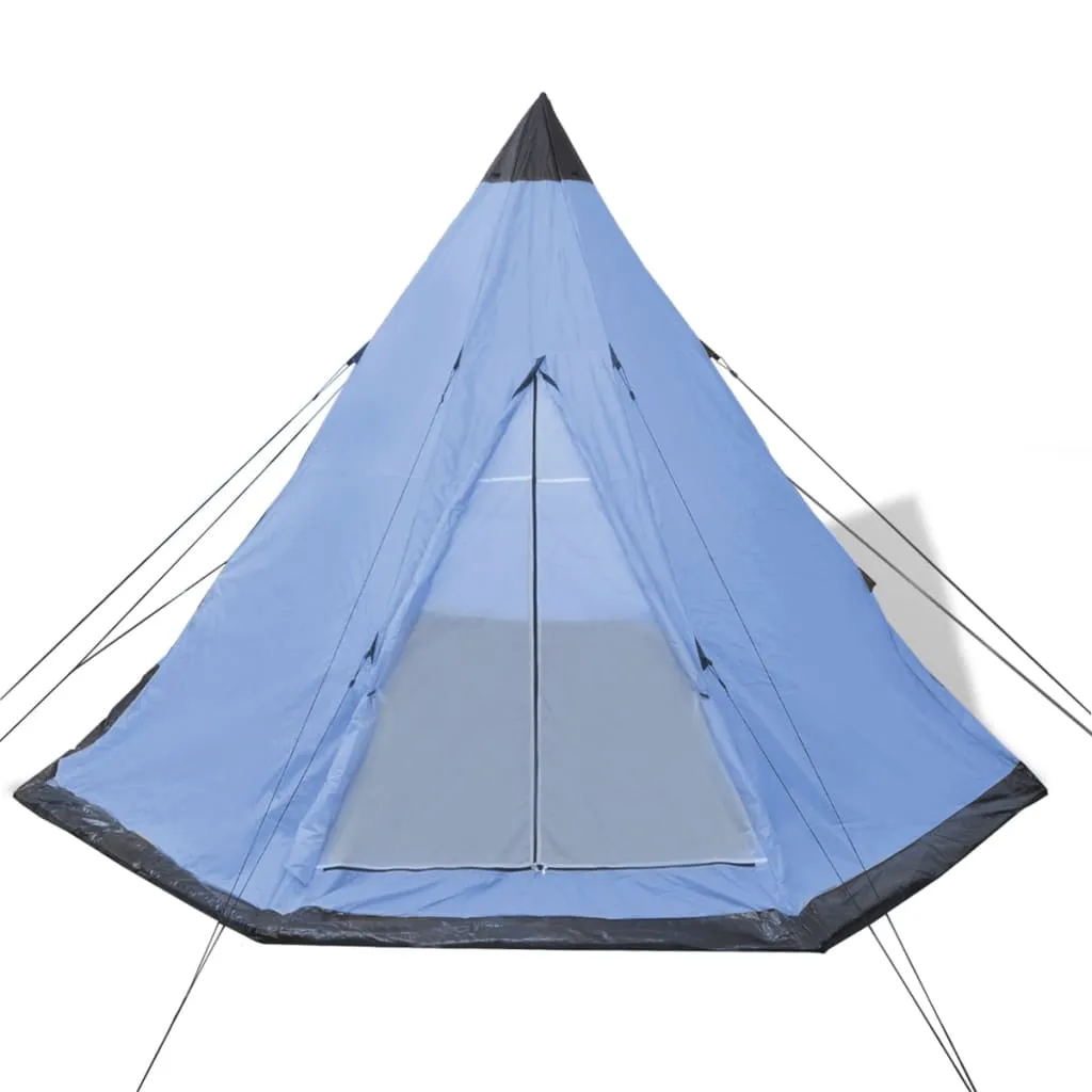 vidaXL 4-person Tent Blue