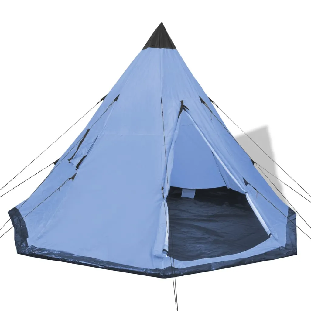 vidaXL 4-person Tent Blue