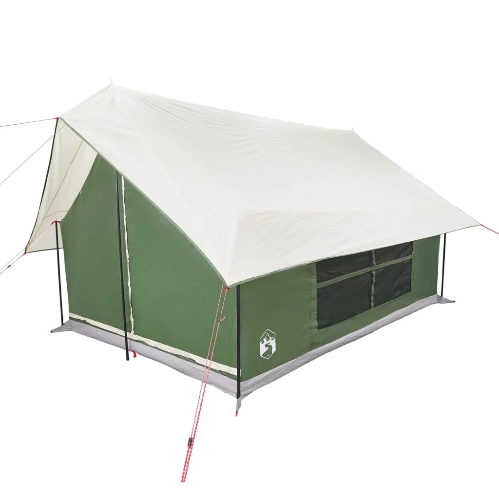 vidaXL Camping Tent 5-Person Green Waterproof