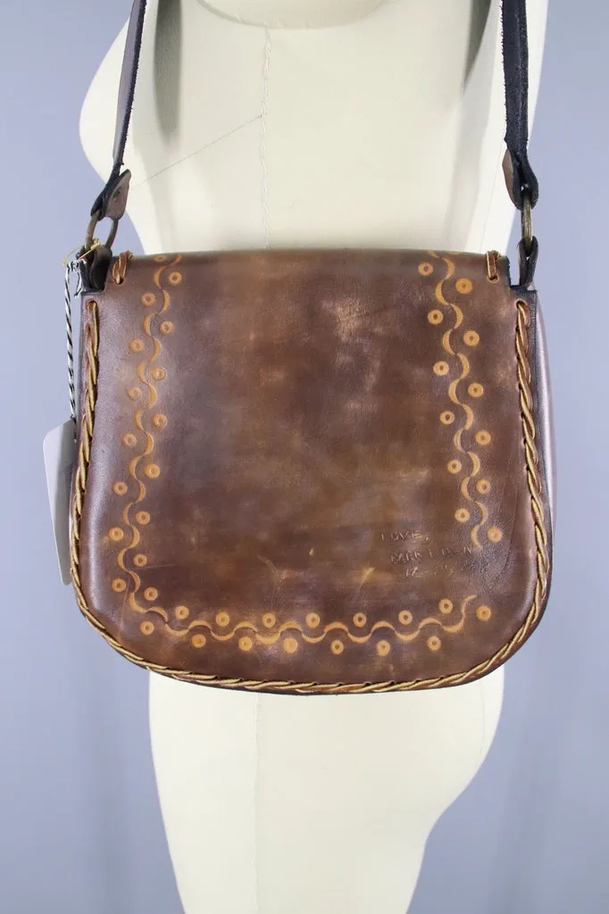 Vintage 1970s Leather Purse