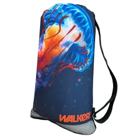 Walker Beach Mesh Net Travel Boat Bag for Snorkeling, Dive, and Swim Gear – USA Made, Nebula Jelly