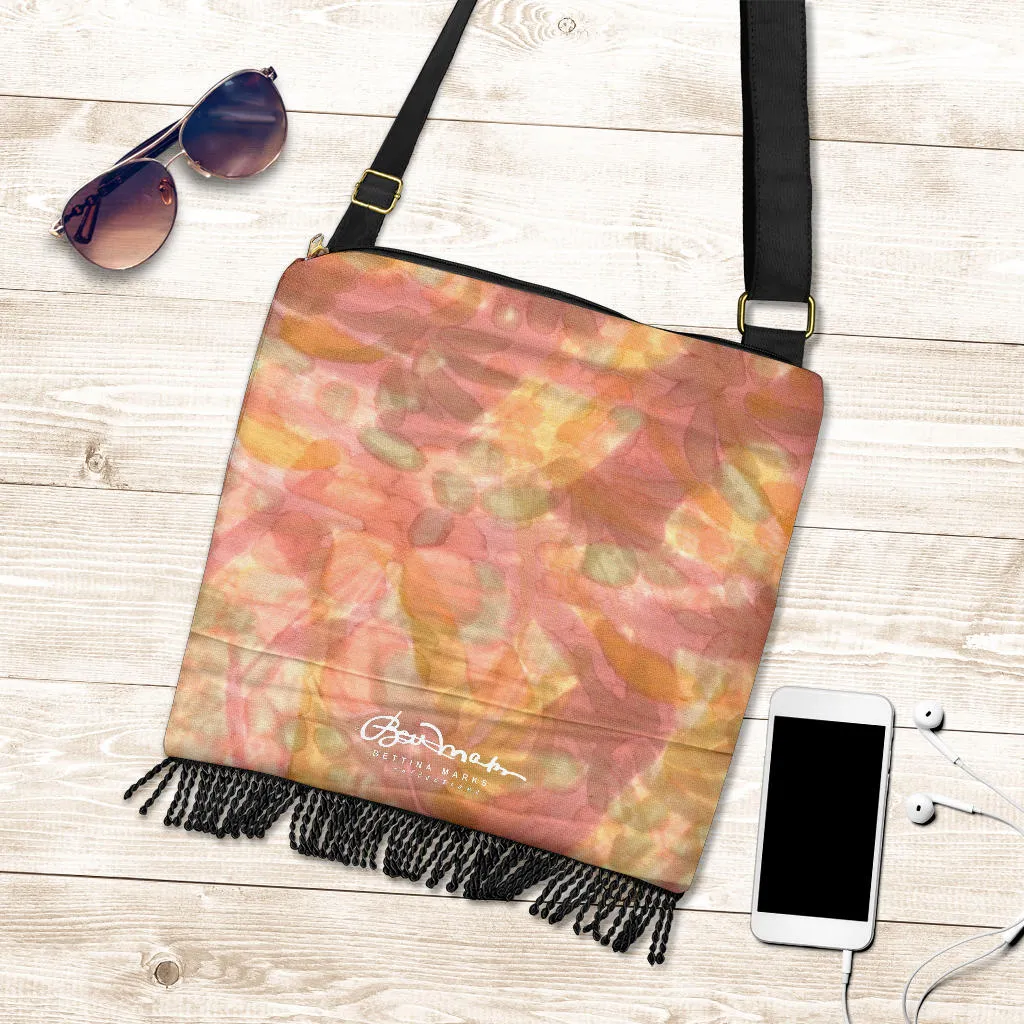 Watercolor Smudge Boho Bag