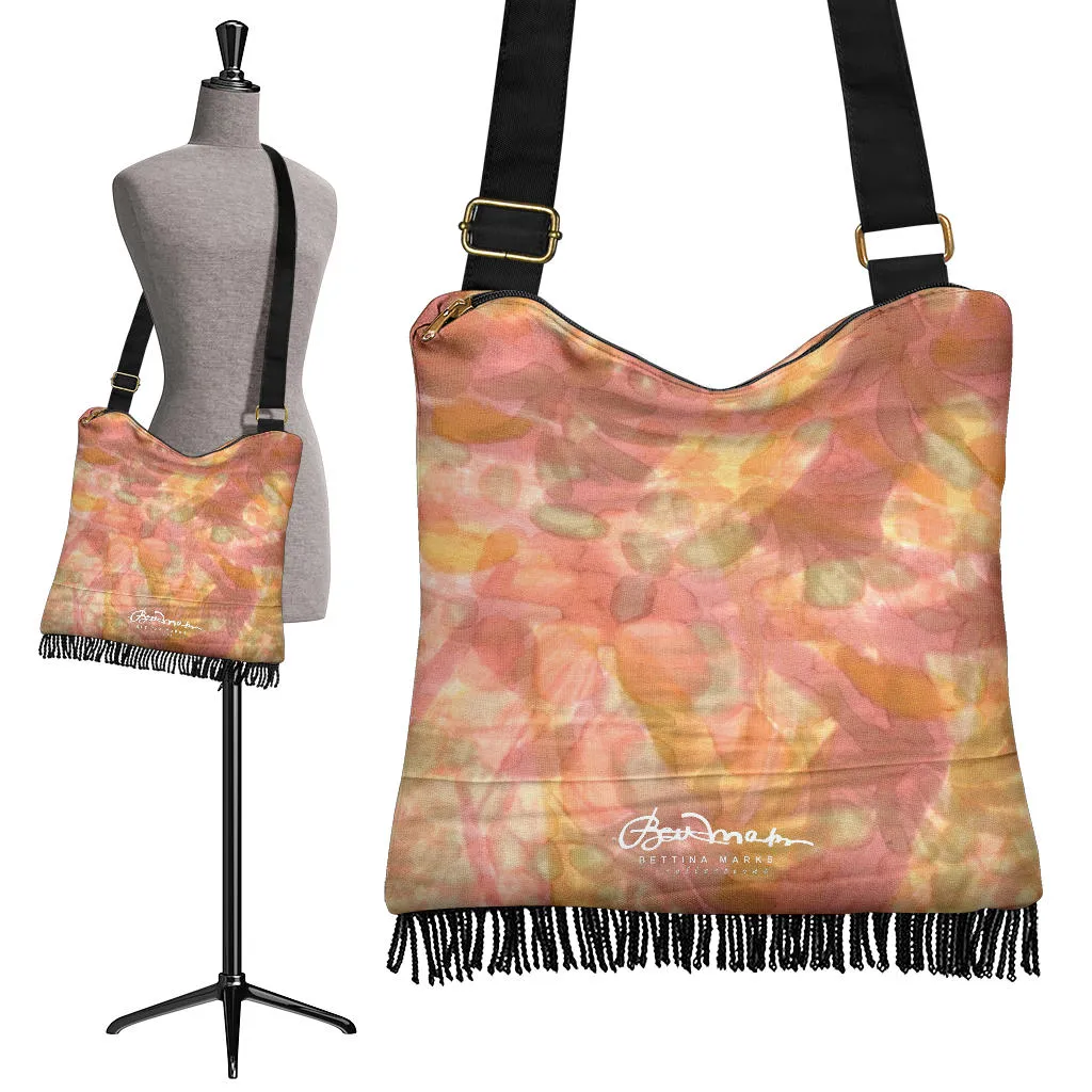 Watercolor Smudge Boho Bag