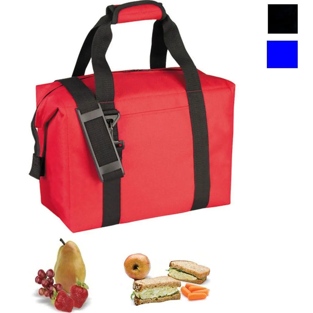 Wide Mouth Insulated Cooler Lunch Box Bags Picnic Beer Drink Water 14 x11-3/4inch