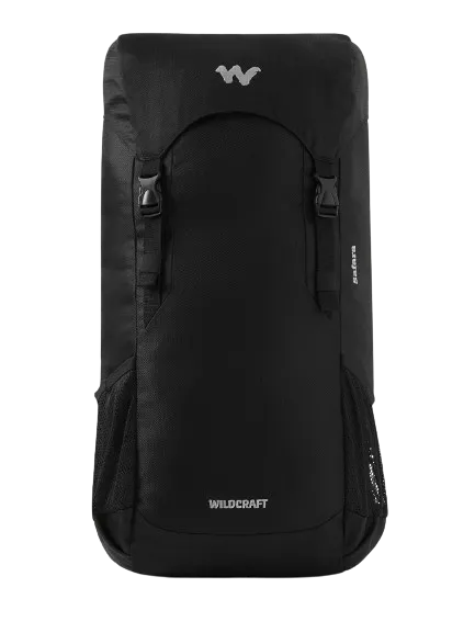 Wildcraft Safara Verge 35L Black Camping Bag, SAFVERGE35BLK