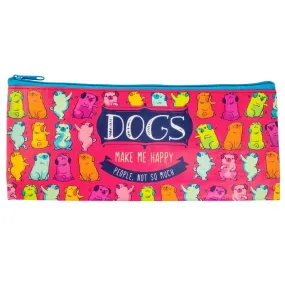 Wit! Makeup Bag Dogs Make Me Happy