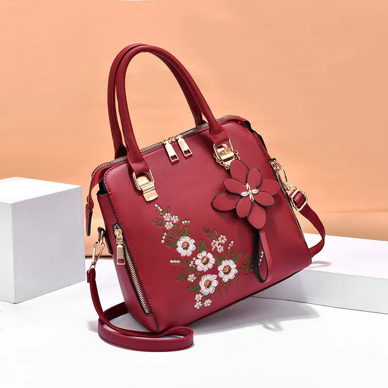 Women's bag fashion trend version printed decoration women's shoulder handbag