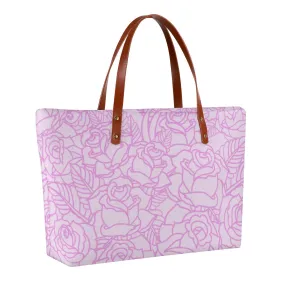 Women's Tote Bag | Diving Cloth 120 pink rose, print