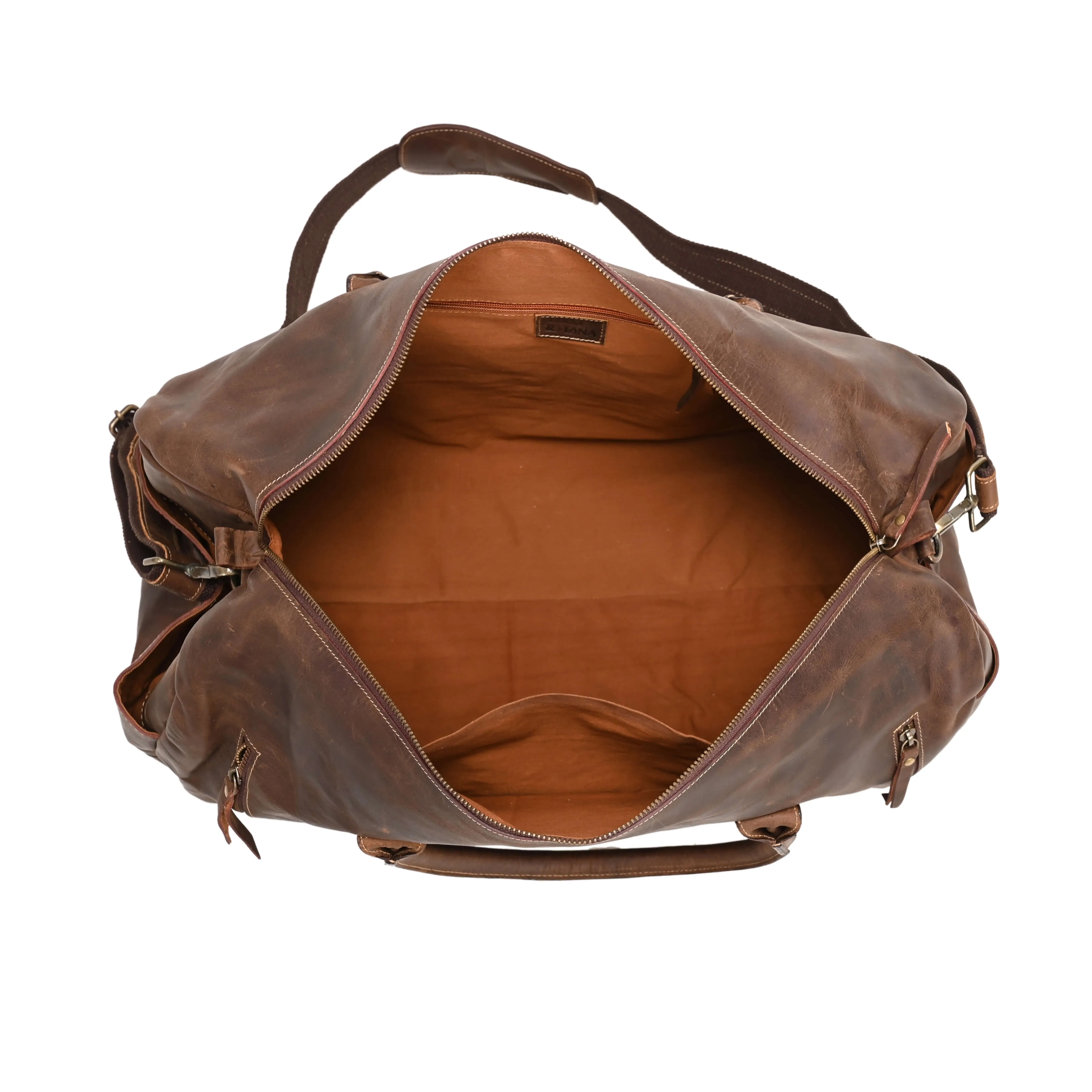 Zoe Leather Duffle Bag